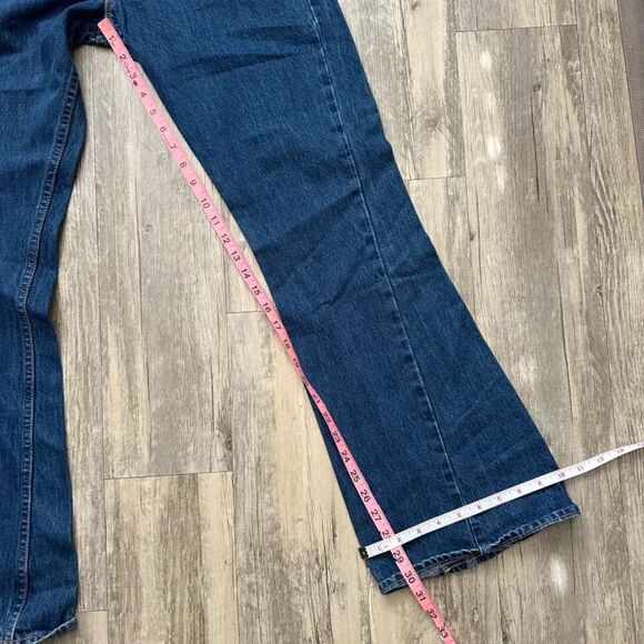 Levi's LVC Big E Orange Tab 646 0217 Flared Denim Jeans Size 32X30 - Picture 9 of 9
